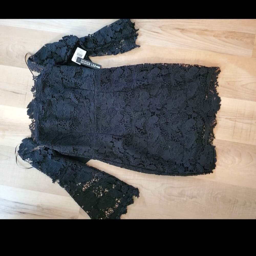 Lace black dress